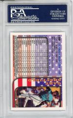 1997 Bowman Chrome International Gary Sheffield #58 PSA 8 - Image 2