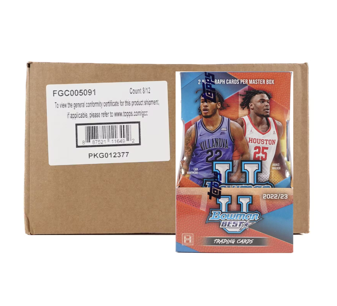 2022-23_Bowman_University_s_Best_Basketball_Hobby_8-Box_Case2 2022-23 Bowman University's Best Basketball Hobby 8-Box Case - Image 1