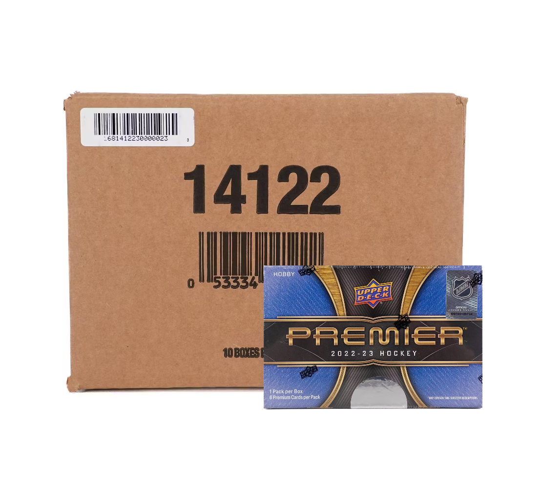 2022-23_Upper_Deck_Premier_Hockey_Hobby_10-Box_Case2 2022-23 Upper Deck Premier Hockey Hobby 10-Box Case - Image 1