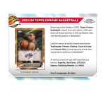 2023-24 Topps Chrome Basketball Hobby 12-Box Case - Image 4