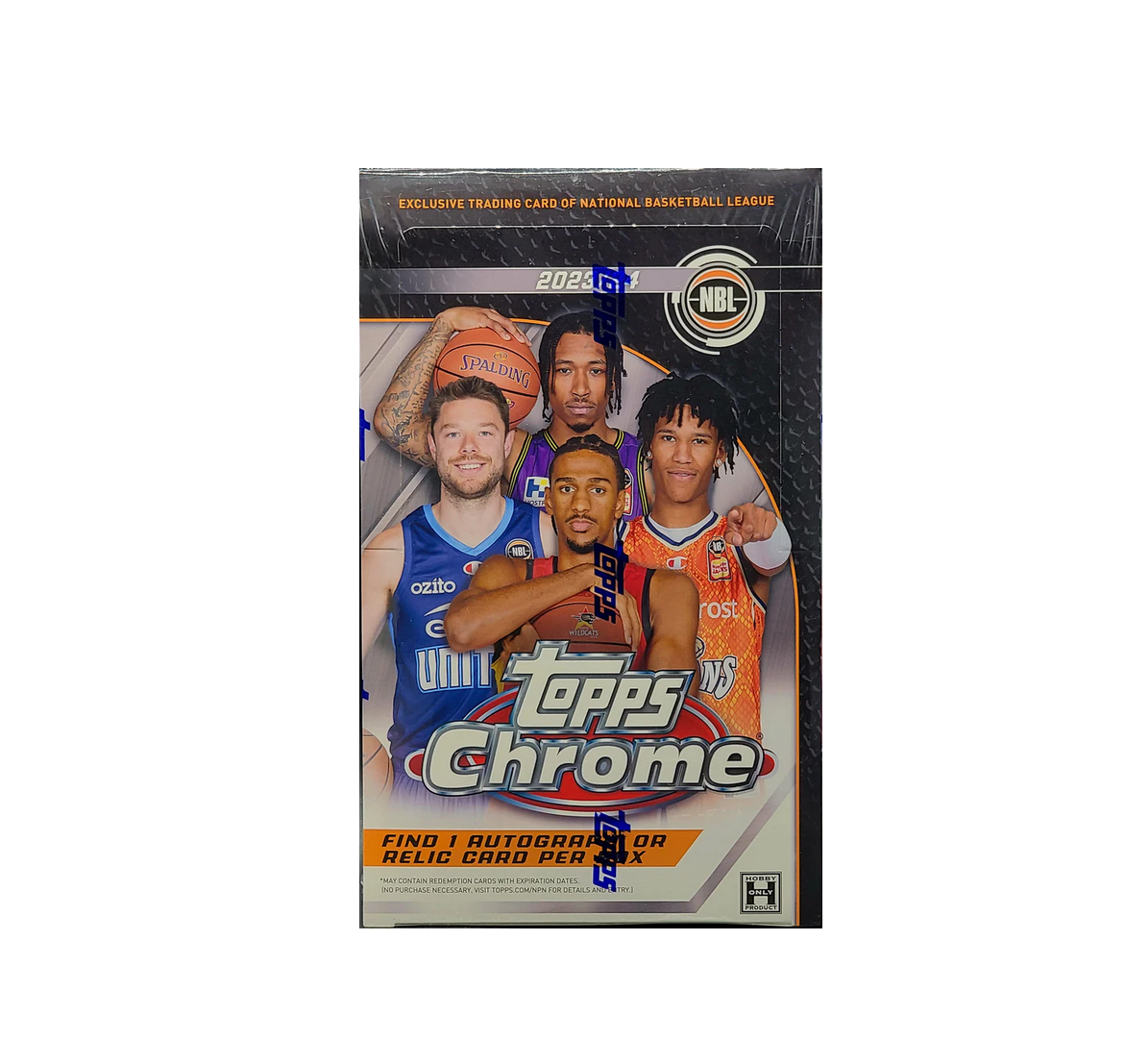 2023-24ToppsChromeNBLAustralianBasketballHobbyBox 2023-24 Topps Chrome NBL Australian Basketball Hobby Box - Image 1
