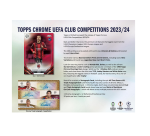 2023-24 Topps Chrome UEFA Club Competitions Soccer Hobby Jumbo Box - Image 8