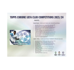 2023-24 Topps Chrome UEFA Club Competitions Soccer Hobby Jumbo Box - Image 3