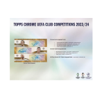 2023-24 Topps Chrome UEFA Club Competitions Soccer Hobby Jumbo Box - Image 9