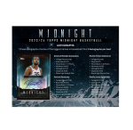 2023-24 Topps Midnight Basketball Hobby 12-Box Case - Image 8