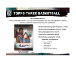 2023-24 Topps Three Basketball Hobby 5-Box Case - Image 7