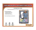 2023-24 Topps UEFA Club Competitions Merlin Chrome Soccer Hobby 12-Box Case - Image 8