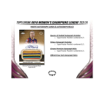 2023-24 Topps UEFA Women's Champions League Chrome Soccer Hobby Box - Image 7