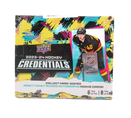 2023-24 Upper Deck Credentials Hockey Hobby Box