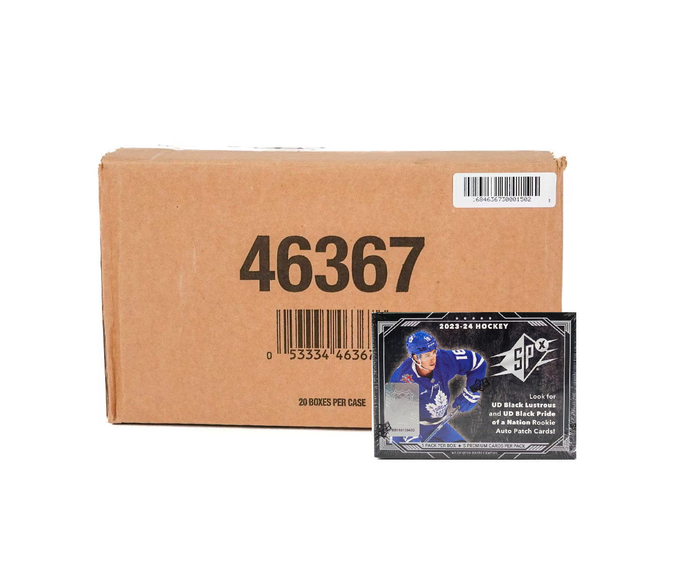 2023-24UpperDeckSPxHockeyHobby20-BoxCase2 2023-24 Upper Deck SPx Hockey Hobby 20-Box Case - Image 1