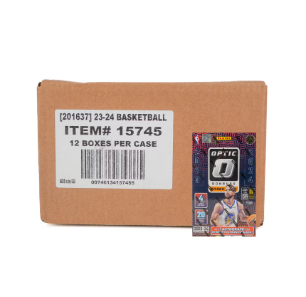 2023-24 Panini Donruss Optic Basketball Hobby 12-Box Case