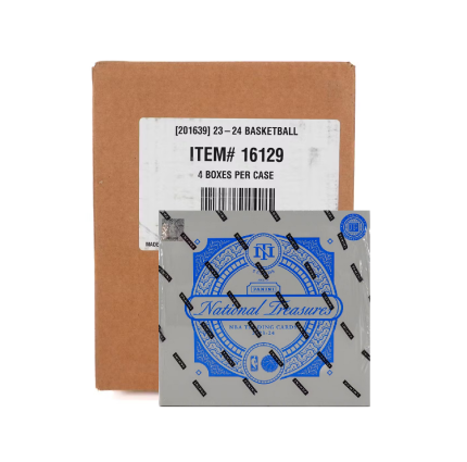 2023-24 Panini National Treasures Basketball International Hobby 4-Box Case