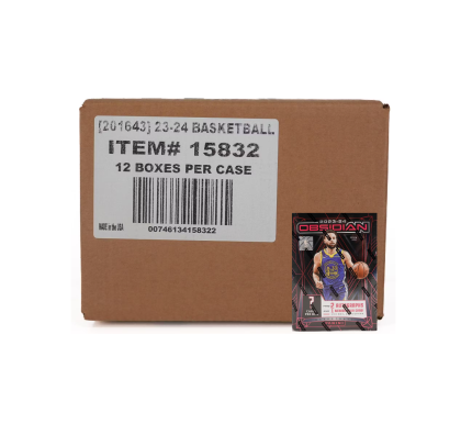 2023-24 Panini Obsidian Basketball Hobby 12-Box Case