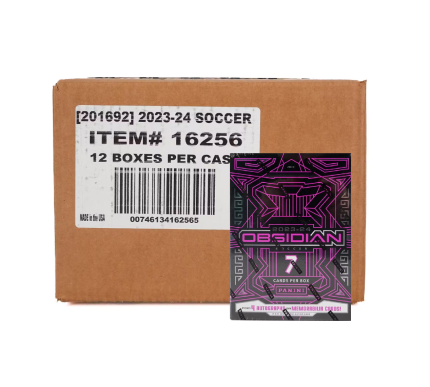 2023-24 Panini Obsidian Soccer Hobby 12-Box Case