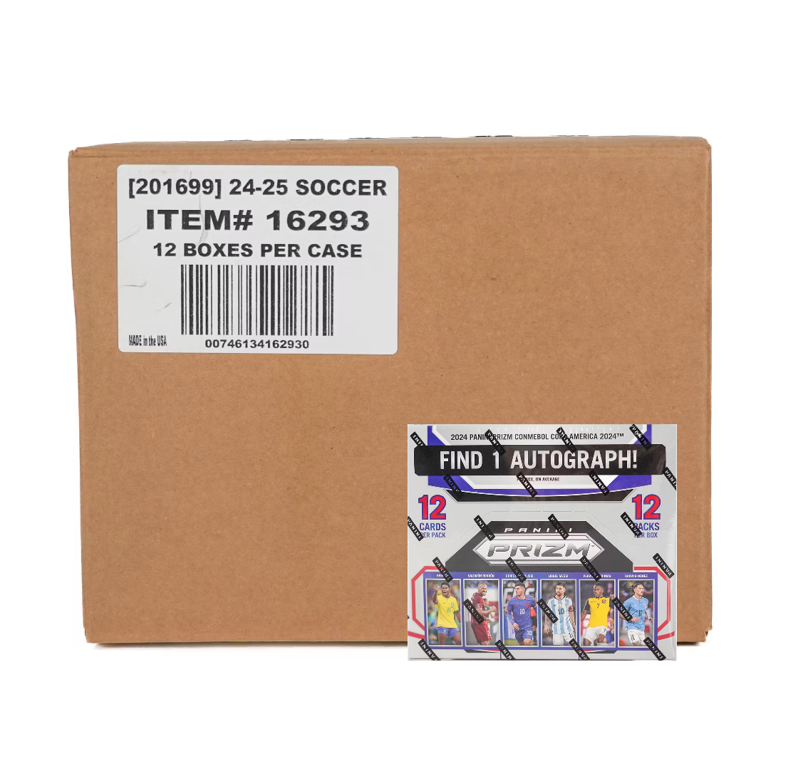 2023-24_Panini_Prizm_COPA_America_Soccer_Hobby_12-Box_Case2 2023-24 Panini Prizm COPA America Soccer Hobby 12-Box Case - Image 1