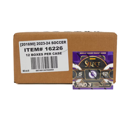 2023-24 Panini Select Premier League Soccer Hobby 12-Box Case