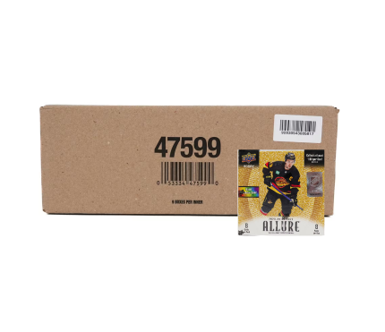 2023-24 Upper Deck Allure Hockey Hobby 9-Box Case