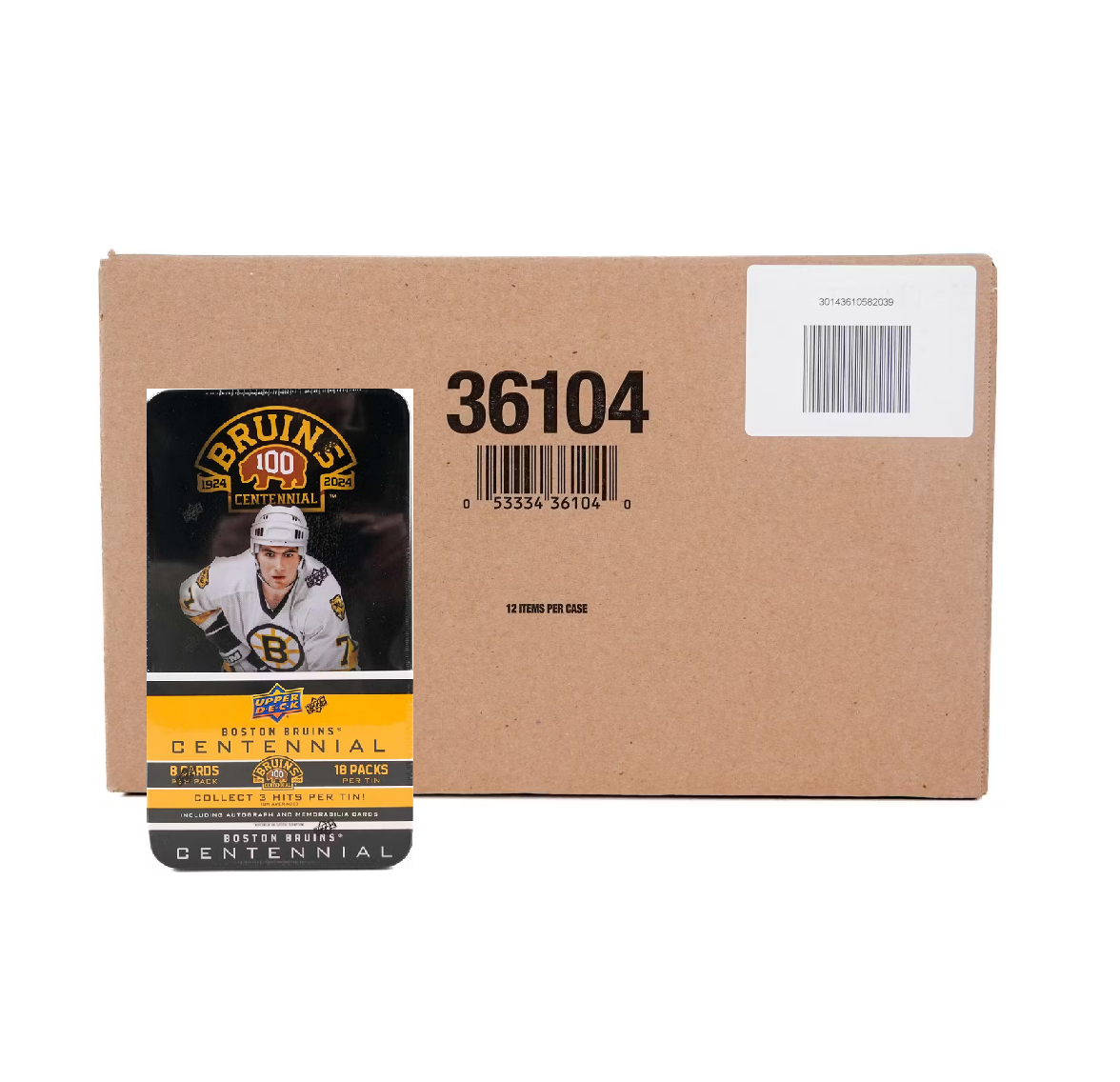 2023-24_Upper_Deck_Boston_Bruins_Centennial_Hockey_Hobby_12-Box_Case2 2023-24 Upper Deck Boston Bruins Centennial Hockey Hobby 12-Box Case - Image 1