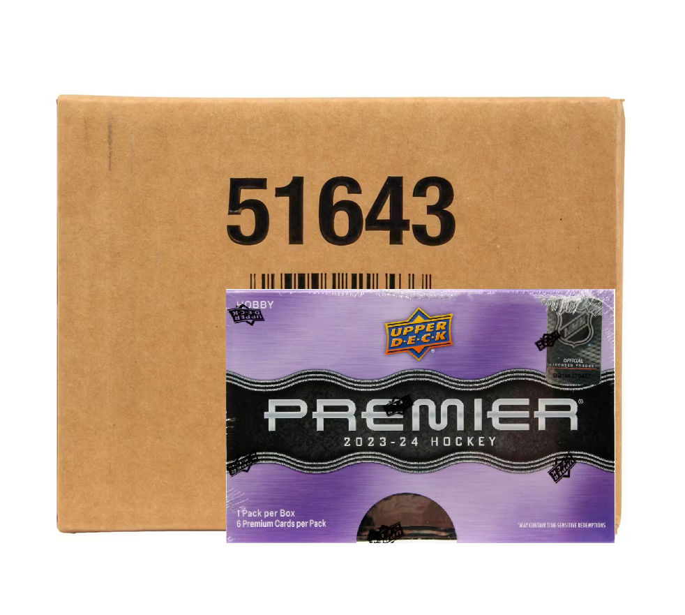 2023-24_Upper_Deck_Premier_Hockey_Hobby_10-Box_Case2 2023-24 Upper Deck Premier Hockey Hobby 10-Box Case - Image 1