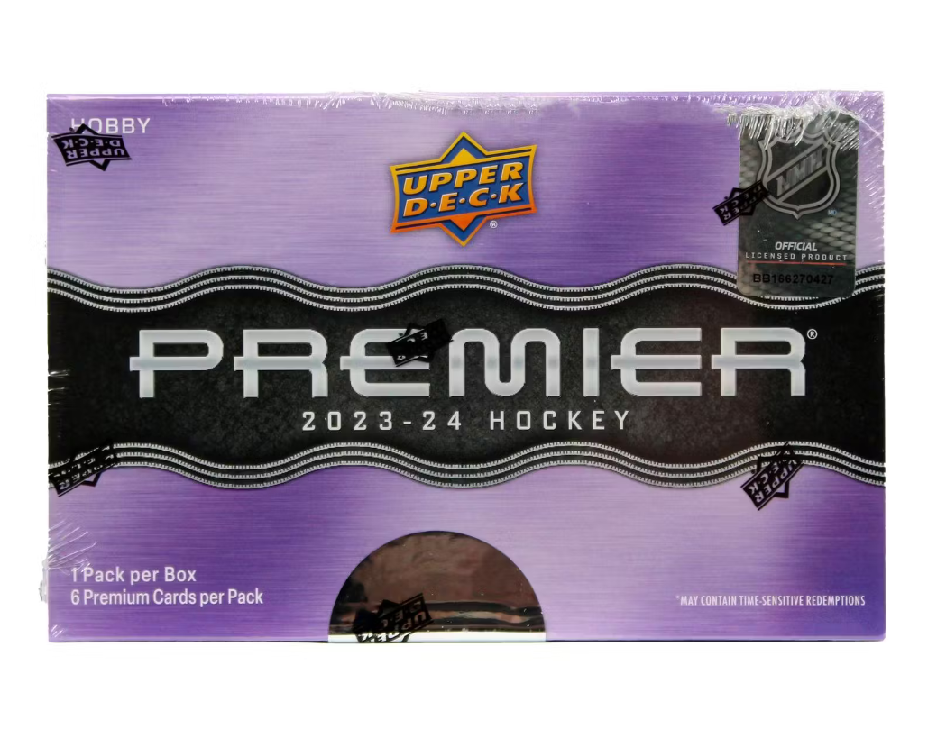 2023-24_Upper_Deck_Premier_Hockey_Hobby_Box 2023-24 Upper Deck Premier Hockey Hobby Box - Image 1