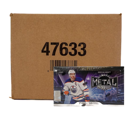 2023-24 Upper Deck Skybox Metal Universe Hockey Hobby 16-Box Case