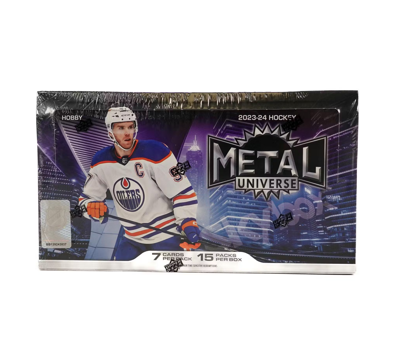 2023-24_Upper_Deck_Skybox_Metal_Universe_Hockey_Hobby_Box 2023-24 Upper Deck Skybox Metal Universe Hockey Hobby Box - Image 1