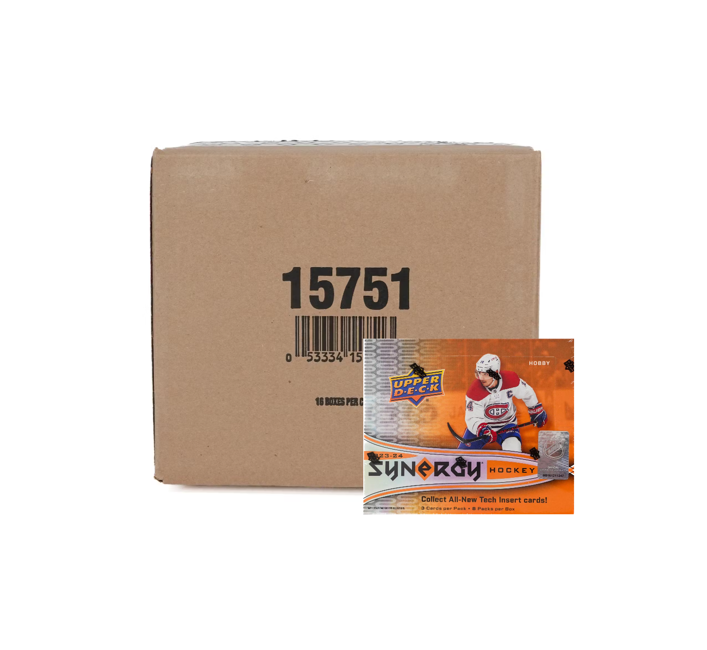 2023-24_Upper_Deck_Synergy_Hockey_Hobby_16-Box_Case2 2023-24 Upper Deck Synergy Hockey Hobby 16-Box Case - Image 1
