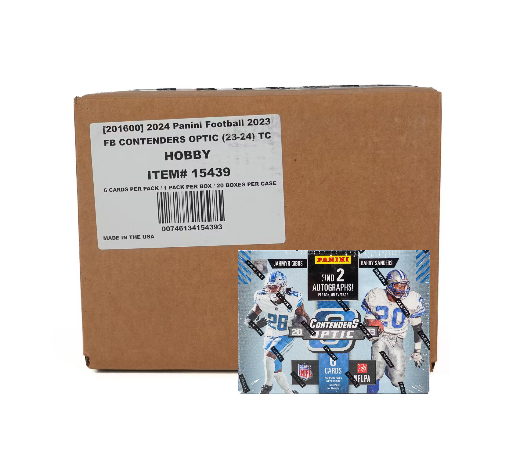 2023PaniniContendersOpticFootballHobby20-BoxCase2 2023 Panini Contenders Optic Football Hobby 20-Box Case - Image 1