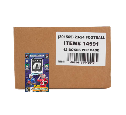 2023 Panini Donruss Optic Football Hobby 12-Box Case
