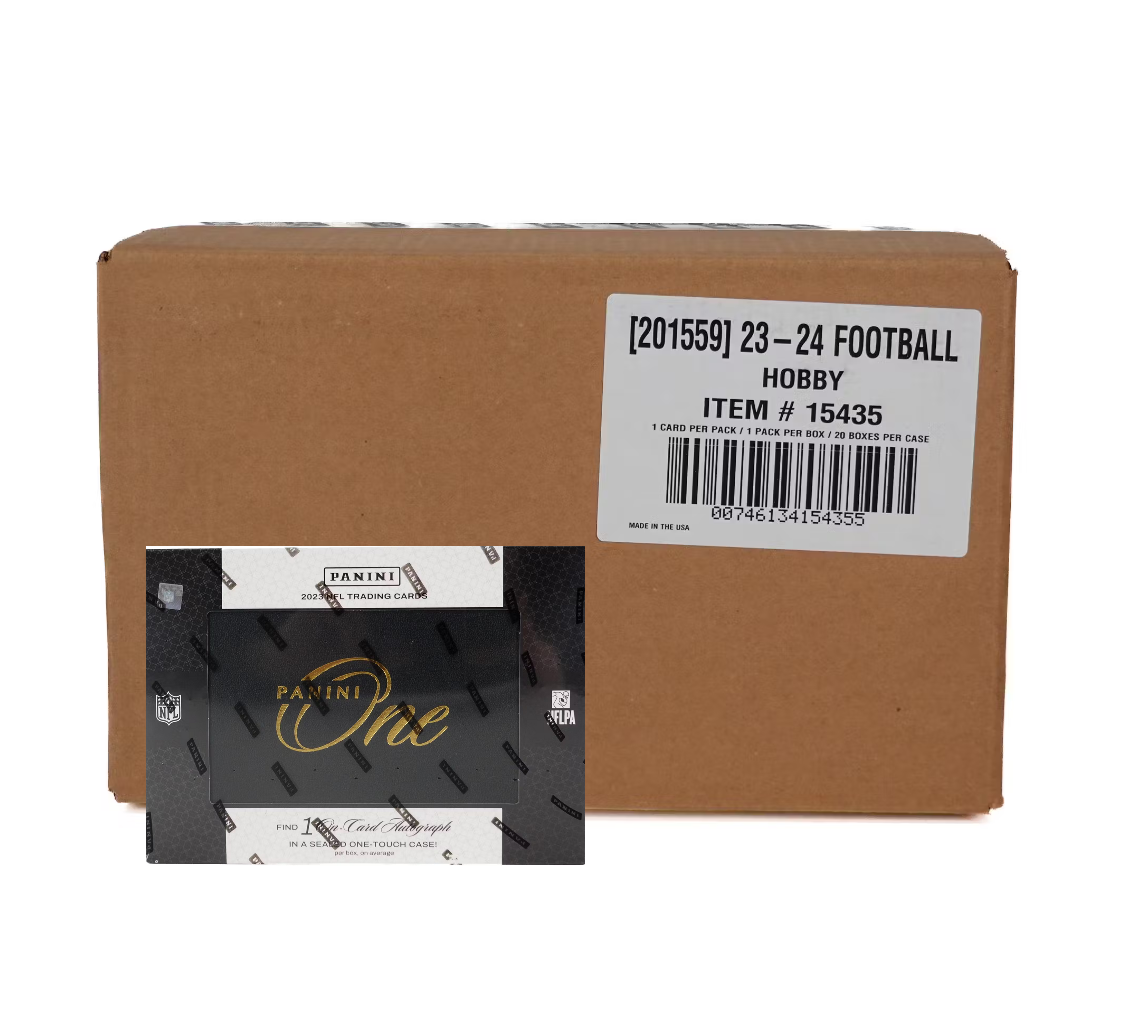 2023PaniniOneFootballHobby20-BoxCase2 2023 Panini One Football Hobby 20-Box Case - Image 1