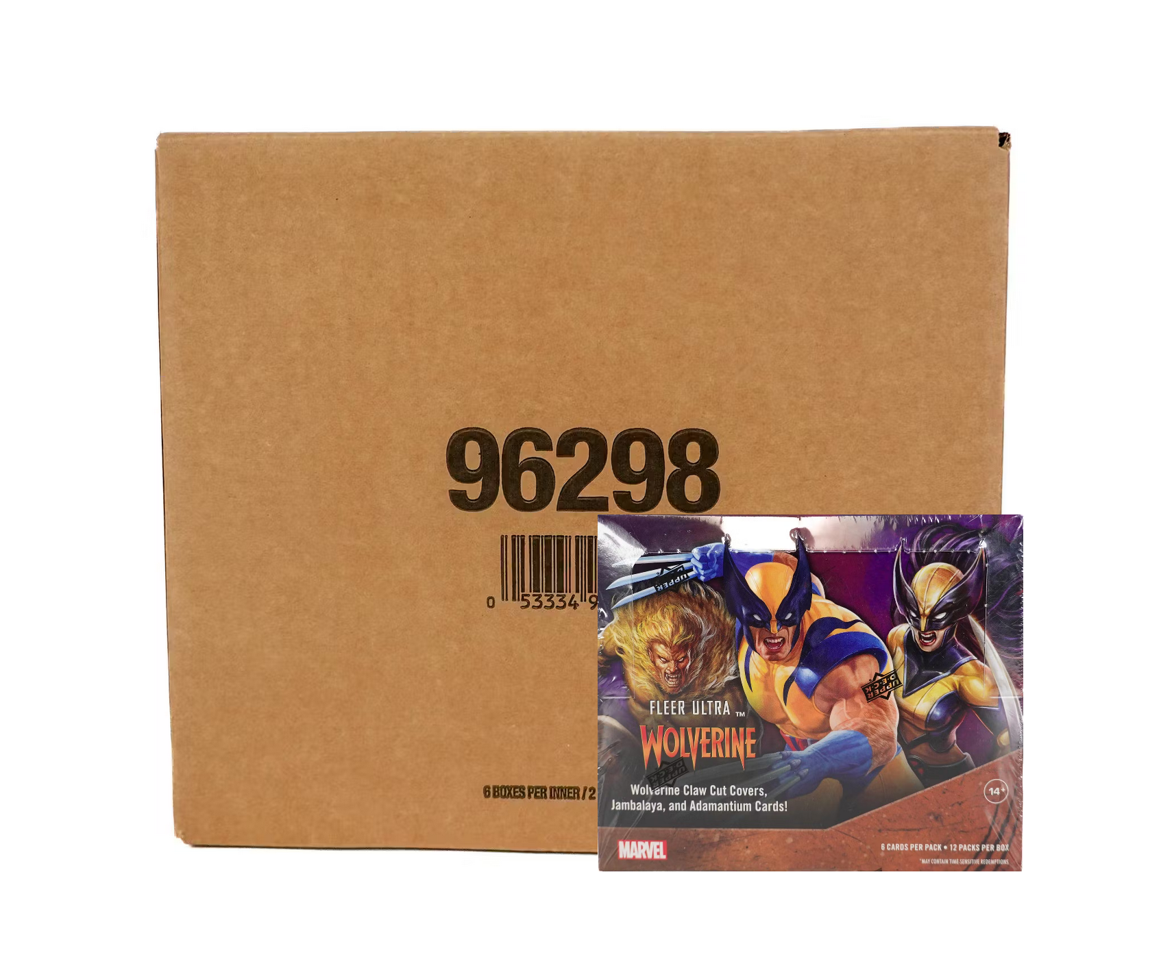 2023UpperDeckFleerUltraMarvelWolverineHobby12-BoxCase1 2023 Upper Deck Fleer Ultra Marvel Wolverine Hobby 12-Box Case - Image 1