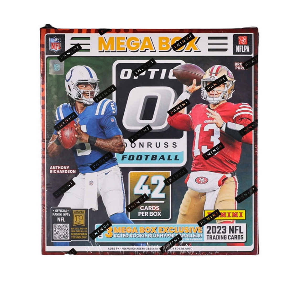 2023_Panini_Donruss_Optic_Football_Mega_Box_Blue_Hyper_Parallels 2023 Panini Donruss Optic Football Mega Box (Blue Hyper Parallels) - Image 1