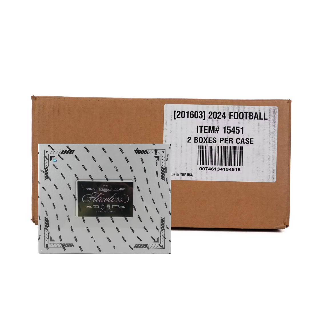 2023_Panini_Flawless_Football_Hobby_2-Box_Case2 2023 Panini Flawless Football Hobby 2-Box Case - Image 1