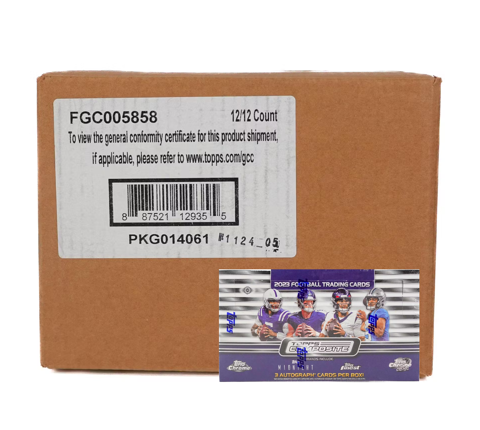 2023_Topps_Composite_Football_Hobby_12-Box_Case2 2023 Topps Composite Football Hobby 12-Box Case - Image 1