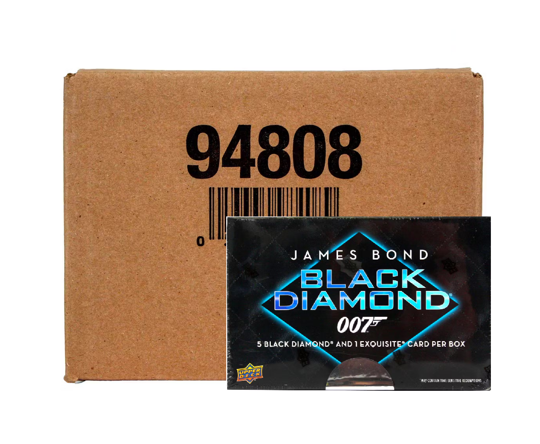 2023_Upper_Deck_James_Bond_007_Black_Diamond_Hobby_10-Box_Case2 2023 Upper Deck James Bond 007 Black Diamond Hobby 10-Box Case - Image 1