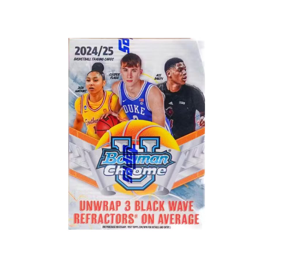 2024-25BowmanChromeUniversityBasketballBlasterBox 2024-25 Bowman Chrome University Basketball Blaster Box - Image 1