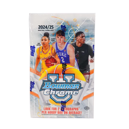 2024-25 Bowman Chrome University Basketball Hobby Box