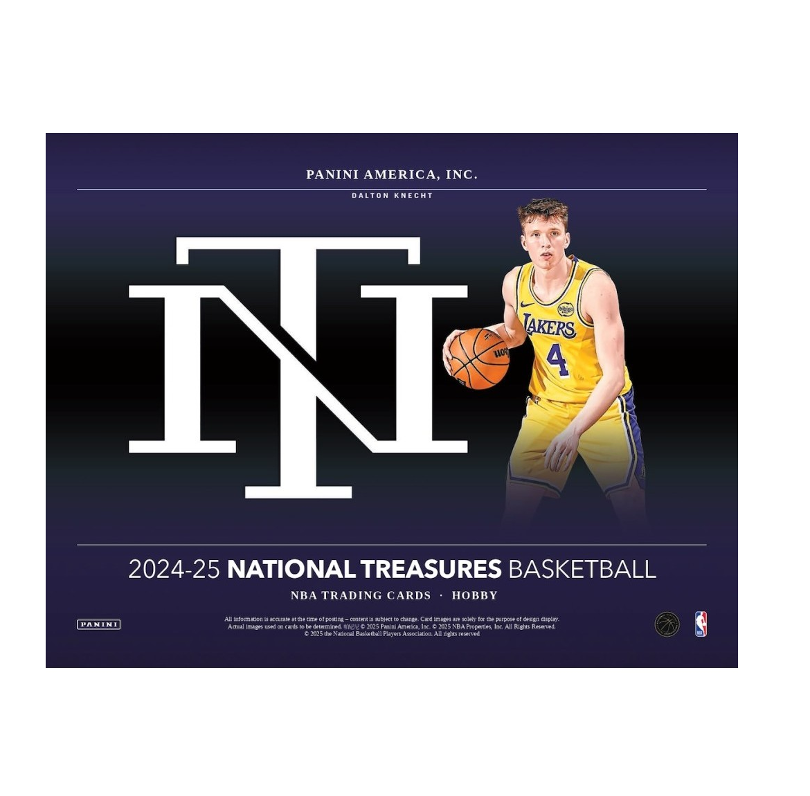 2024-25PaniniNationalTreasuresBasketballHobby1 2024-25 Panini National Treasures Basketball Hobby 4-Box Case - Image 1