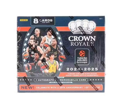 2024-25 Panini Turkish Airlines Euroleague Crown Royale Basketball Hobby Box
