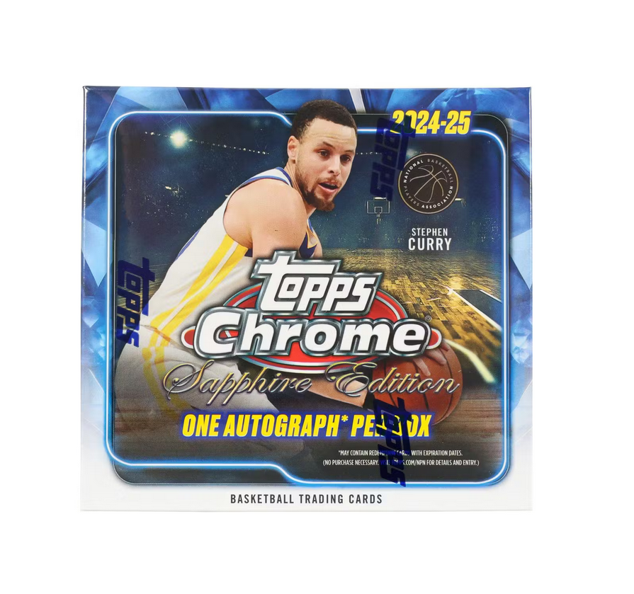 2024-25ToppsChromeBasketballSapphireEditionBox 2024-25 Topps Chrome Basketball Sapphire Edition Box - Image 1