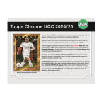 2024-25 Topps Chrome UEFA Club Competitions Soccer Breaker's Delight 6-Box Case - Image 4