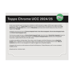 2024-25 Topps Chrome UEFA Club Competitions Soccer Breaker's Delight 6-Box Case - Image 5