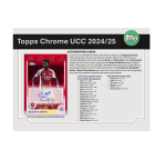 2024-25 Topps Chrome UEFA Club Competitions Soccer Breaker's Delight 6-Box Case - Image 9