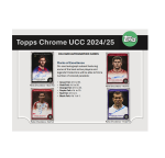 2024-25 Topps Chrome UEFA Club Competitions Soccer Breaker's Delight 6-Box Case - Image 11