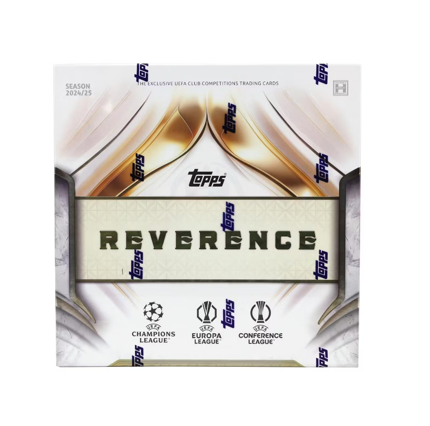 2024-25ToppsUEFAClubCompetitionsReverenceSoccerHobbyBox 2024-25 Topps UEFA Club Competitions Reverence Soccer Hobby Box - Image 1
