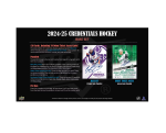 2024-25 Upper Deck Credentials Hockey Hobby 20-Box Case - Image 6