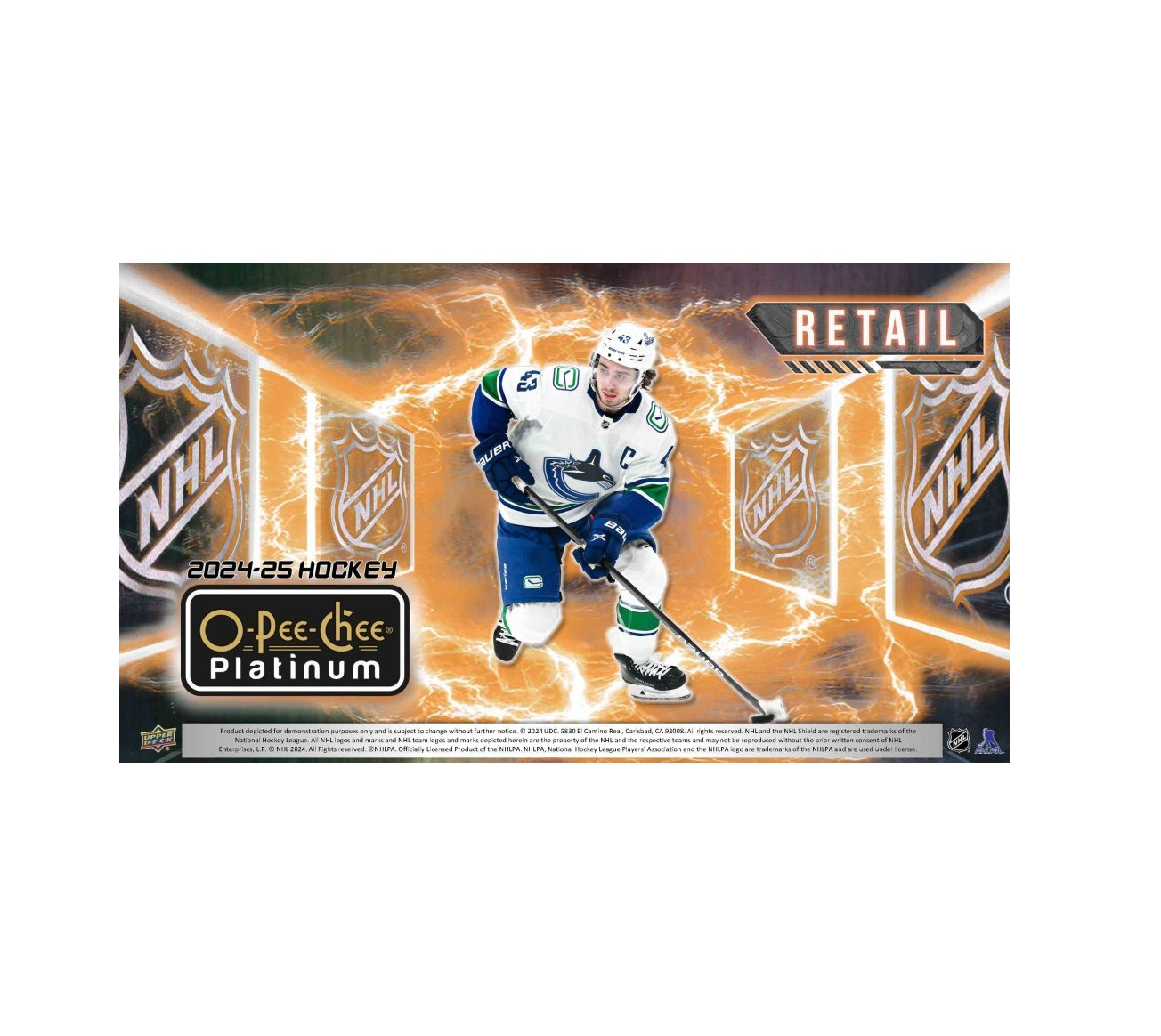 2024-25UpperDeckO-Pee-CheePlatinumHockeyBlasterBox1 2024-25 Upper Deck O-Pee-Chee Platinum Hockey Blaster 20-Box Case - Image 1