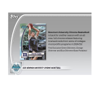 2024-25 Bowman Chrome University Basketball Mega 20-Box Case - Image 4