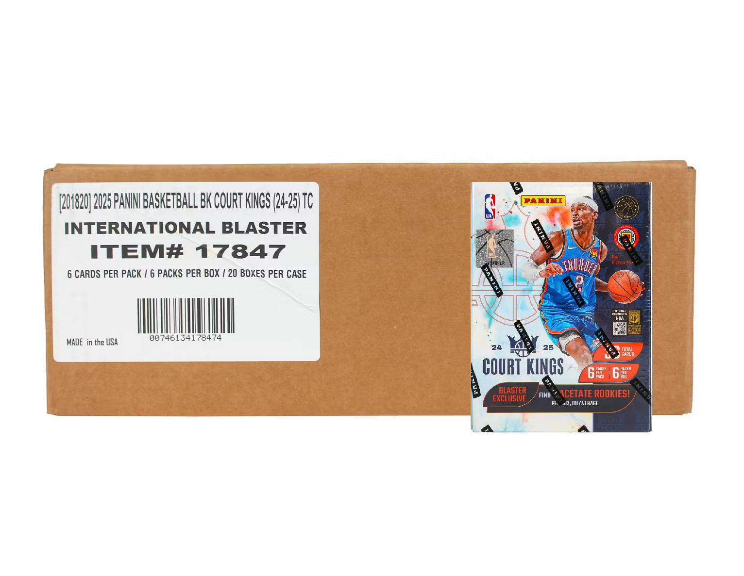 2024-25_Panini_Court_Kings_Basketball_International_Blaster_20-Box_Case2 2024-25 Panini Court Kings Basketball International Blaster 20-Box Case - Image 1
