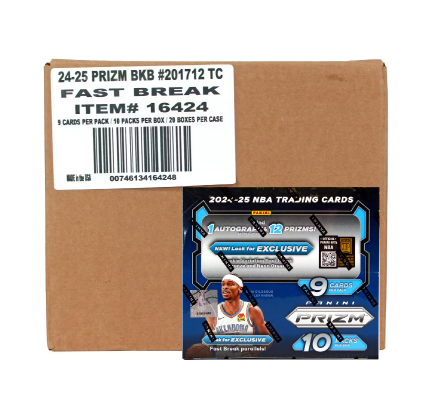 2024-25_Panini_Prizm_Basketball_Fast_Break_Hobby_20-Box_Case2 2024-25 Panini Prizm Basketball Fast Break Hobby 20-Box Case - Image 1